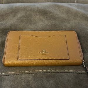 Brown coach wallet